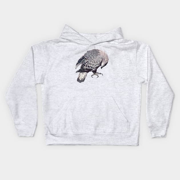 Eagle Kids Hoodie by CatyArte